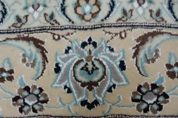 Luxurious Red Nain Persian Rug with Elegant Floral Patterns 6x10