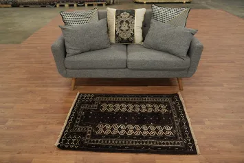 Geometric Balouch Oriental Accent Rug 3x4