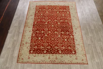 Vegetable Dye All-Over Oushak Egyptian Area Rug 8x11