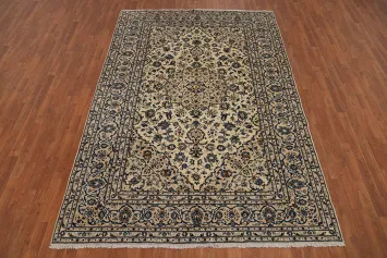 Traditional Floral Kashan Persian Area Rug 6x10