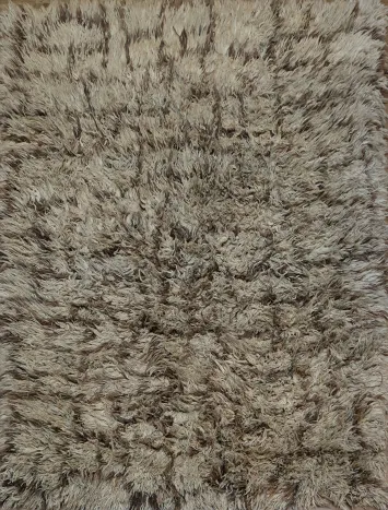 Cozy Plush Shag Rug in Earthy Tones for Living Room Bliss 6x8