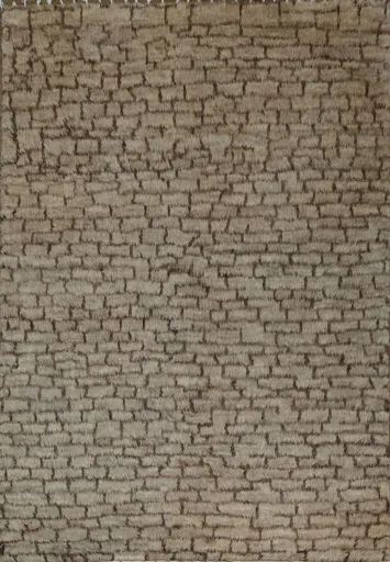 Thick Plush Checkered Shaggy Moroccan Area Rug 6x9