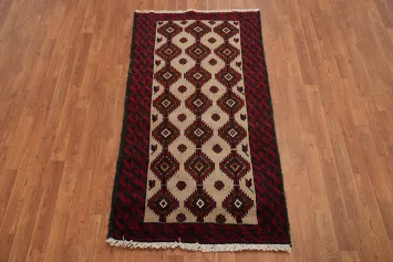 Geometric Balouch Afghan Oriental Rug 3x5