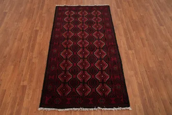 All-Over Geometric Balouch Oriental Rug 4x6