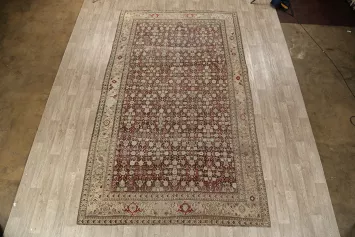 Pre-1900 Antique Karabagh Russian Area Rug 8x13