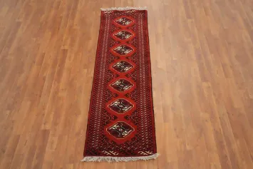 Geometric Bokhara Oriental Runner Rug 2x6