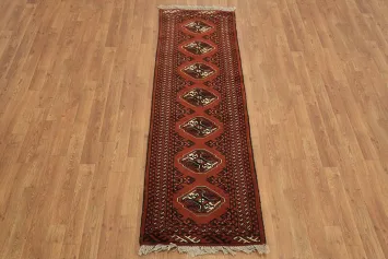 Geometric Bokhara Oriental Runner Rug 2x6