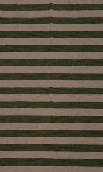 Striped Gabbeh Area Rug 5x8 in Natural Hues for Any Modern Decor