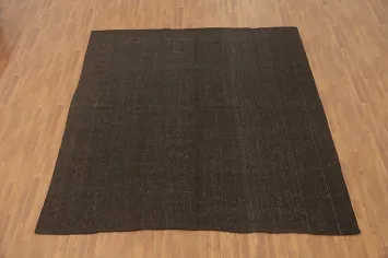 Hand-Woven Kilim Turkish Square Area Rug 9x9