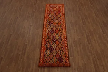 Vintage Geometric Moraccan Runner Rug 3x13