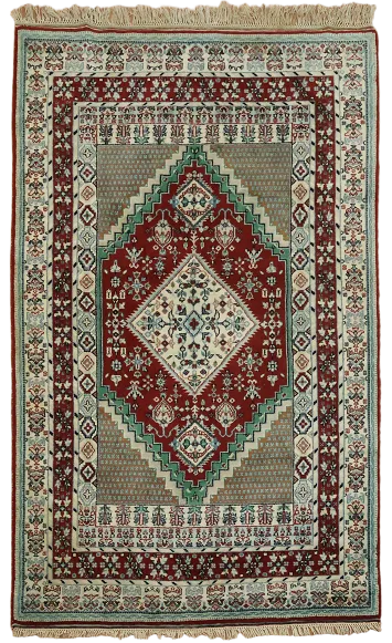 Geometric Moroccan Oriental Area Rug 4x6