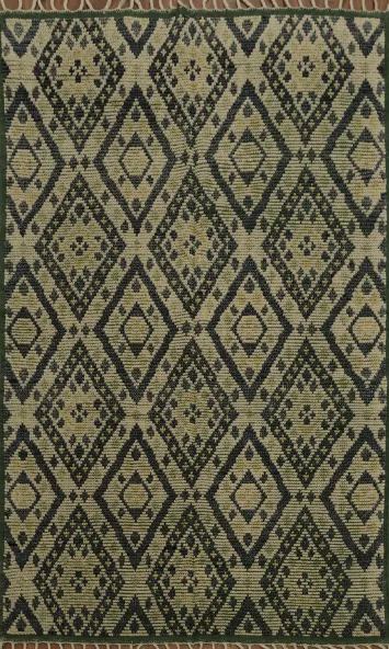 Luxurious Diamond Pattern Moroccan Oriental Area Rug 5x8