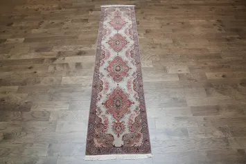 Luxury Super Fine Tabriz Persian Runner Rug 3x12 ft