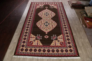 Geometric Aubusson Turkish Oriental Area Rug 10x16