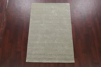Modern Trellis Oriental Area Rug 4x6