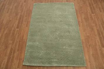 Modern Trellis Oriental Area Rug 4x6