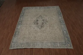 Elegant Antique-Inspired Beige and Pink undertone and Persian Rug