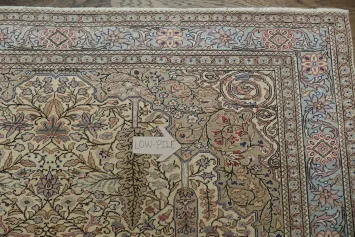 Elegant Traditional Turkish Area Rug with Subtle Pastel Highlights 6x10