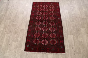 Balouch Afghan Oriental Area Rug 3x6