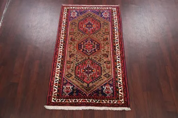 Tribal Hamedan Persian Area Rug 3x6