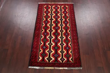 Balouch Afghan Oriental Area Rug 3x6
