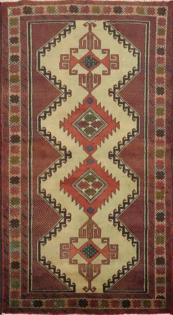 Balouch Afghan Oriental Area Rug 3x6