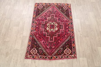 Tribal Abadeh Persian Area Rug 4x5