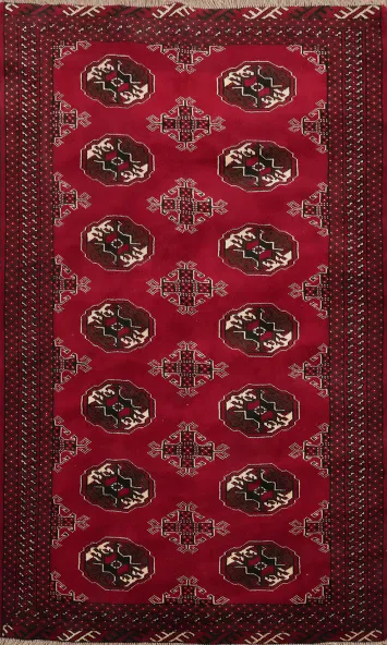 Geometric Bokhara Oriental Area Rug 4x6