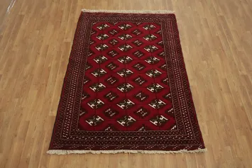 Geometric Bokhara Oriental Area Rug 4x6