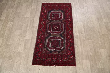Balouch Afghan Oriental Area Rug 3x6