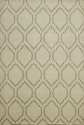 Geometric Trellis Oriental Area Rug 5x8