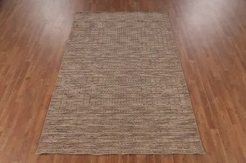 Geometric Modern Oriental Area Rug 5x8