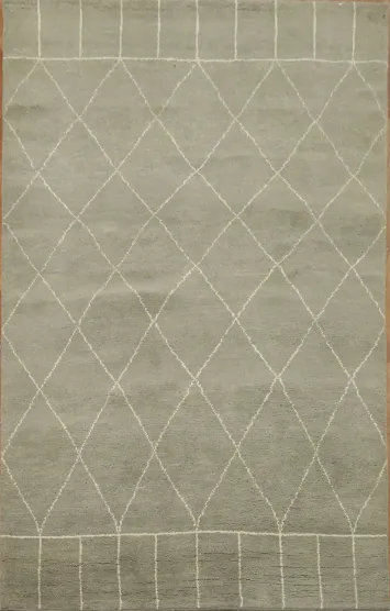 Geometric Moroccan Oriental Area Rug 5x8
