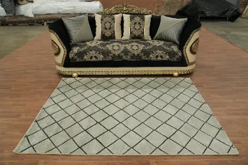 Trellis Moroccan Oriental Area Rug 5x7