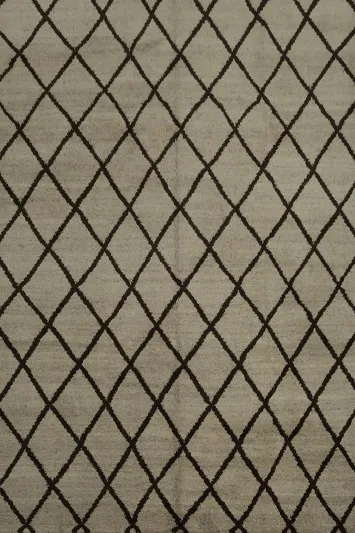 Diamond Grid Moroccan Area Rug 8x10 Perfect for Any Elegant Setting