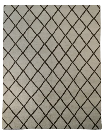 Trellis Moroccan Oriental Wool Area Rug 8x10