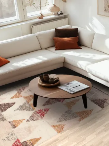 Geometric Moroccan Oriental Area Rug 5x8