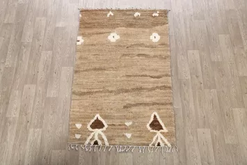 Tribal Moroccan Oriental Area Rug 4x6