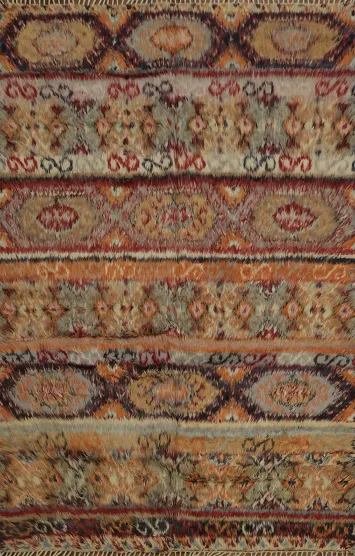 Bohemian Style Moroccan Area Rug 6x8 Featuring Traditional Designs