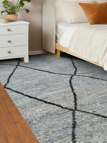 Moroccan Oriental Area Rug 5x8