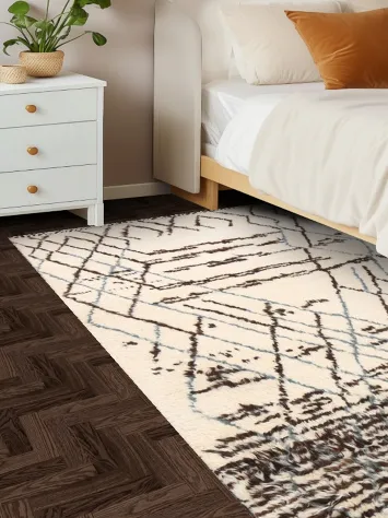 Trellis Moroccan Oriental Area Rug 4x6