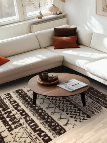 Tribal Moroccan Oriental Area Rug 5x8