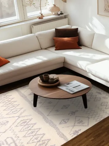 Tribal Moroccan Oriental Area Rug 6x9