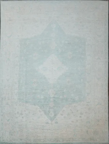 Muted Authentic Oushak Turkish Oriental Area Rug 9x12