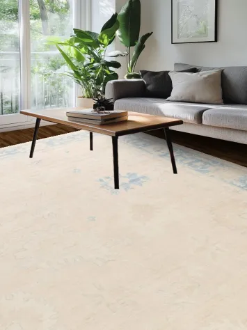 Geometric Authentic Oushak Turkish Oriental Area Rug 10x14