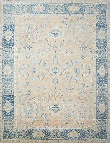 Floral Authentic Oushak Turkish Oriental Area Rug 9x12