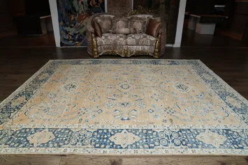 Floral Authentic Oushak Turkish Oriental Area Rug 9x12