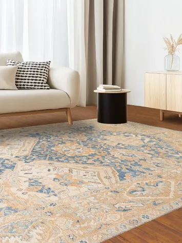 Geometric Khotan Oriental Area Rug 8x10