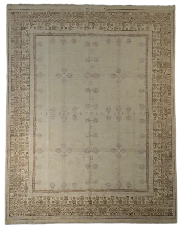 100% Vegetable Dye Khotan Oriental Wool Area Rug 8x10