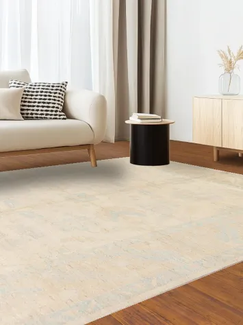 Muted 100% Vegetable Dye Khotan Oriental Area Rug 8x10